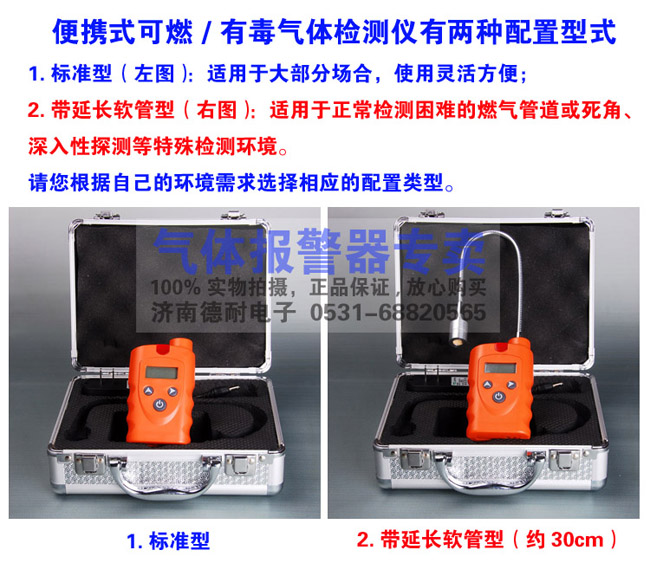 便攜式可燃氣體檢測儀